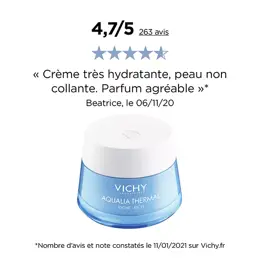 Vichy Aqualia Thermal Crème Réhydratante Riche 50ml