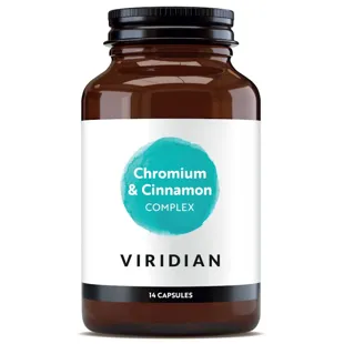 Viridian Chromium and Cinnamon Complex 14 VegCaps