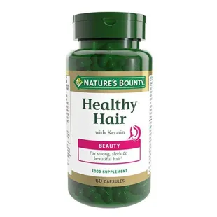 Nature's Bounty Healthy Hair with Keratin 60 Capsules
