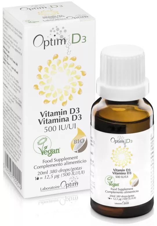 Optim Vitamine D3 500 IE 20 ml