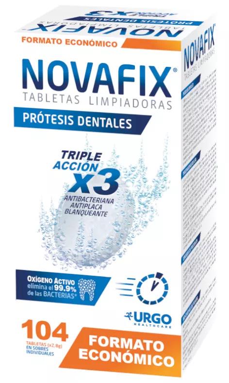 Novafix Compresse detergenti antibatteriche 104 unità