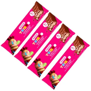 Smileat Triboo Organic Cocoa Filled and Coated Bar 4x40g
