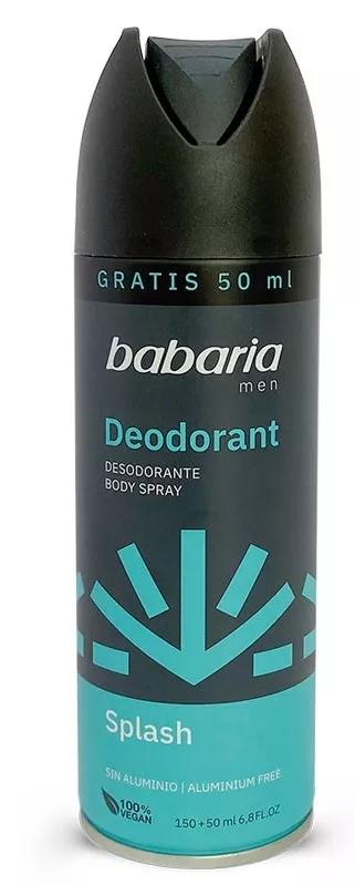 Babaria desodorizante Body Spray Splash Men 200ml