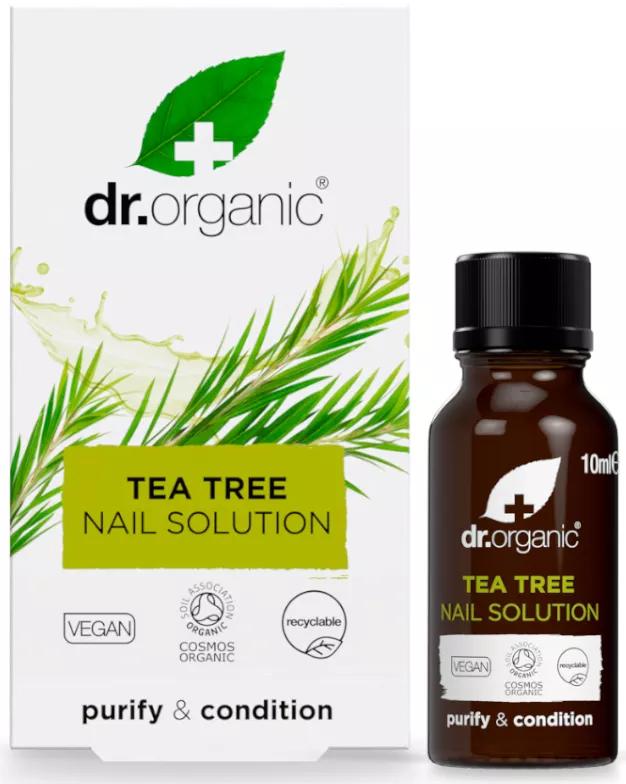 Dr. Organic Solución para Uñas Árbol del Té Orgánico 10 ml