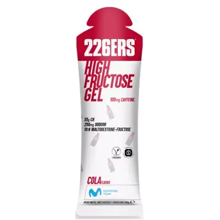 226ERS Gel à haute teneur en fructose Caféine Cola 80 gr