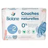 Biolane - Couches Naturelles Taille 2 - Ultra-Absorbant, Pas de Fuite  - 28 unités