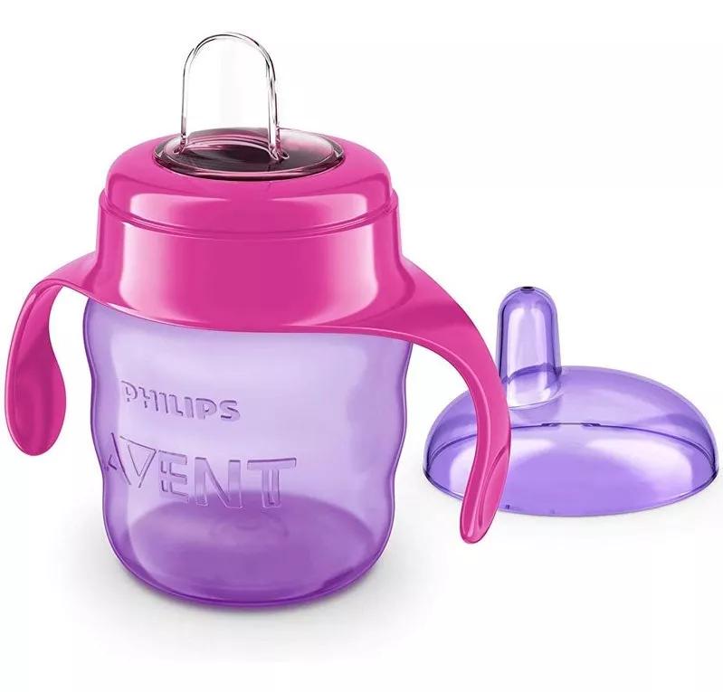Leerbeker met Handvat Avent SCF551 / 03 200ml Paars