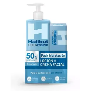 Halibut CuidAtopic Pack Body Lotion 400 ml + Facial Cream 50 ml