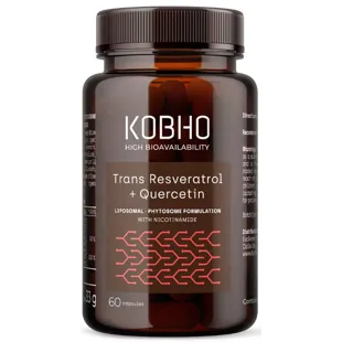 Kobho Labs Trans Resveratrol + Quercetin 60 Kapseln