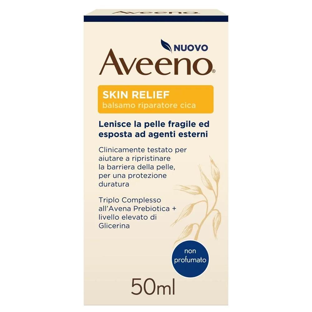 Aveeno Skin Relief Cica Balsamo Corpo Lenitivo Protegge La Pelle Irritata e Fragile All'Avena 50 ml