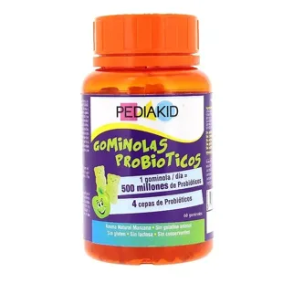 Pediakid Gominolas Probioticos Ositos Sabor Manzana 60 uds