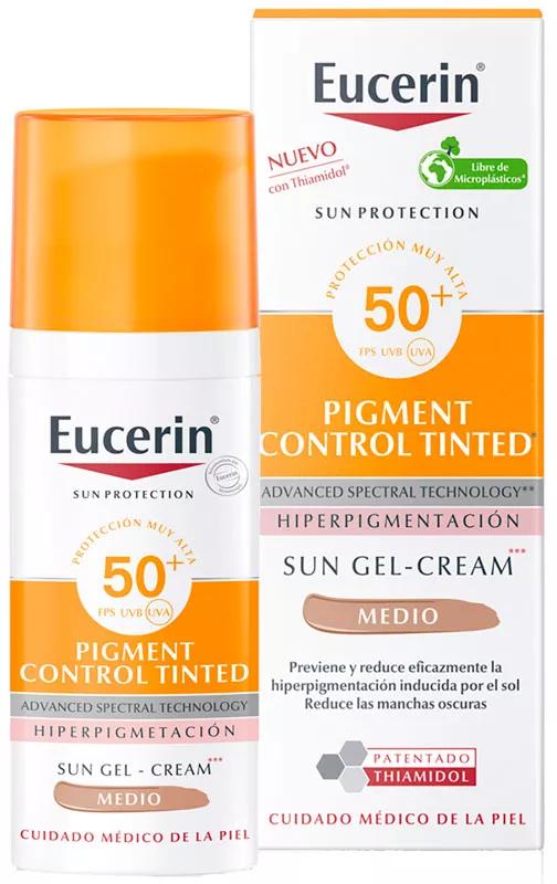 Eucerin Fotoprotetor Facial Pigment Control SPF50+ Color 50 ml