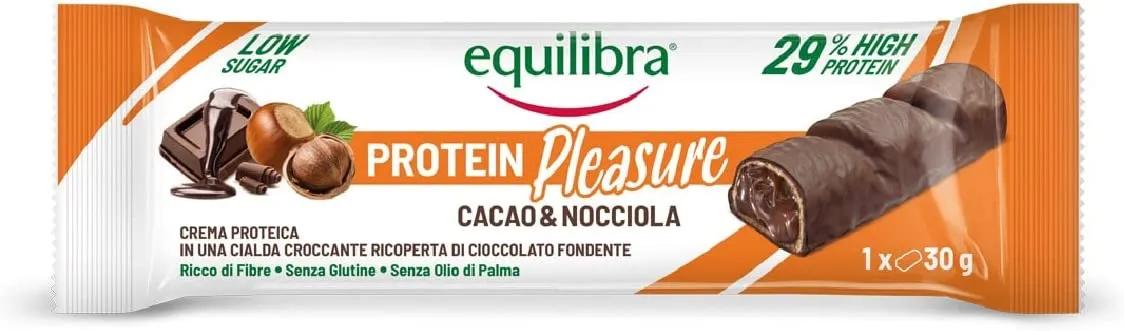 Equilibra Protein Pleasure Cacao & Nocciola Barretta Proteica 1 Barretta da 30 g