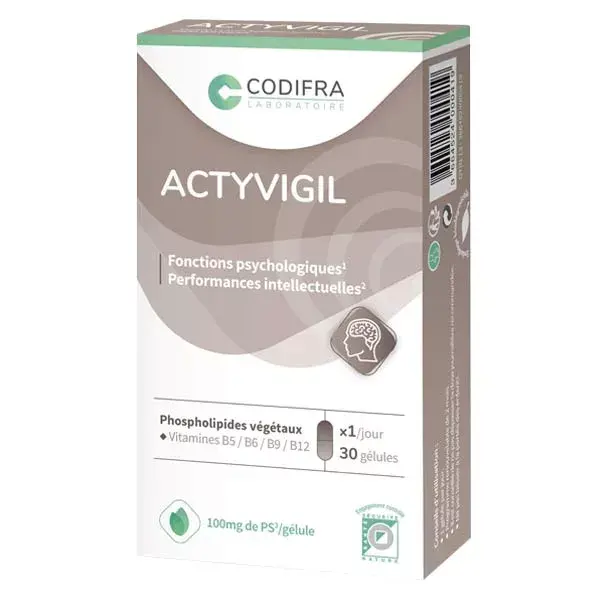 Codifra Actyvigil Performances Intellectuelles 30 gélules