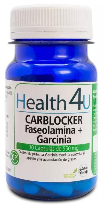 Pridaho H4U Carboblocker Faseolamina + garcinia 30 Cápsulas 550mg