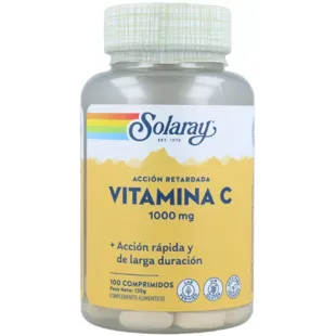 Vitamin C 1000 mg Solaray 100 Comp Verzögerte Wirkung