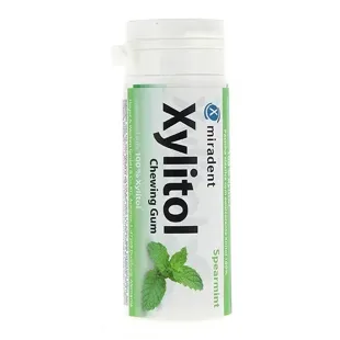 Unités de Miradent Xylitol gomme menthe poivrée 30