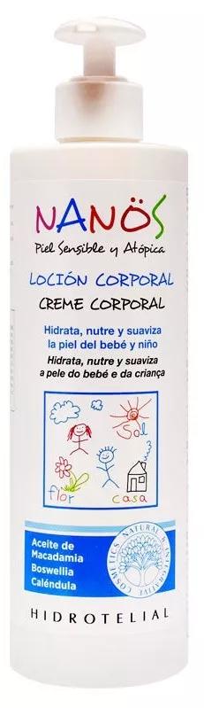 Hidrotelial Nanos lait corporel pour peaux sensibles 500 ml