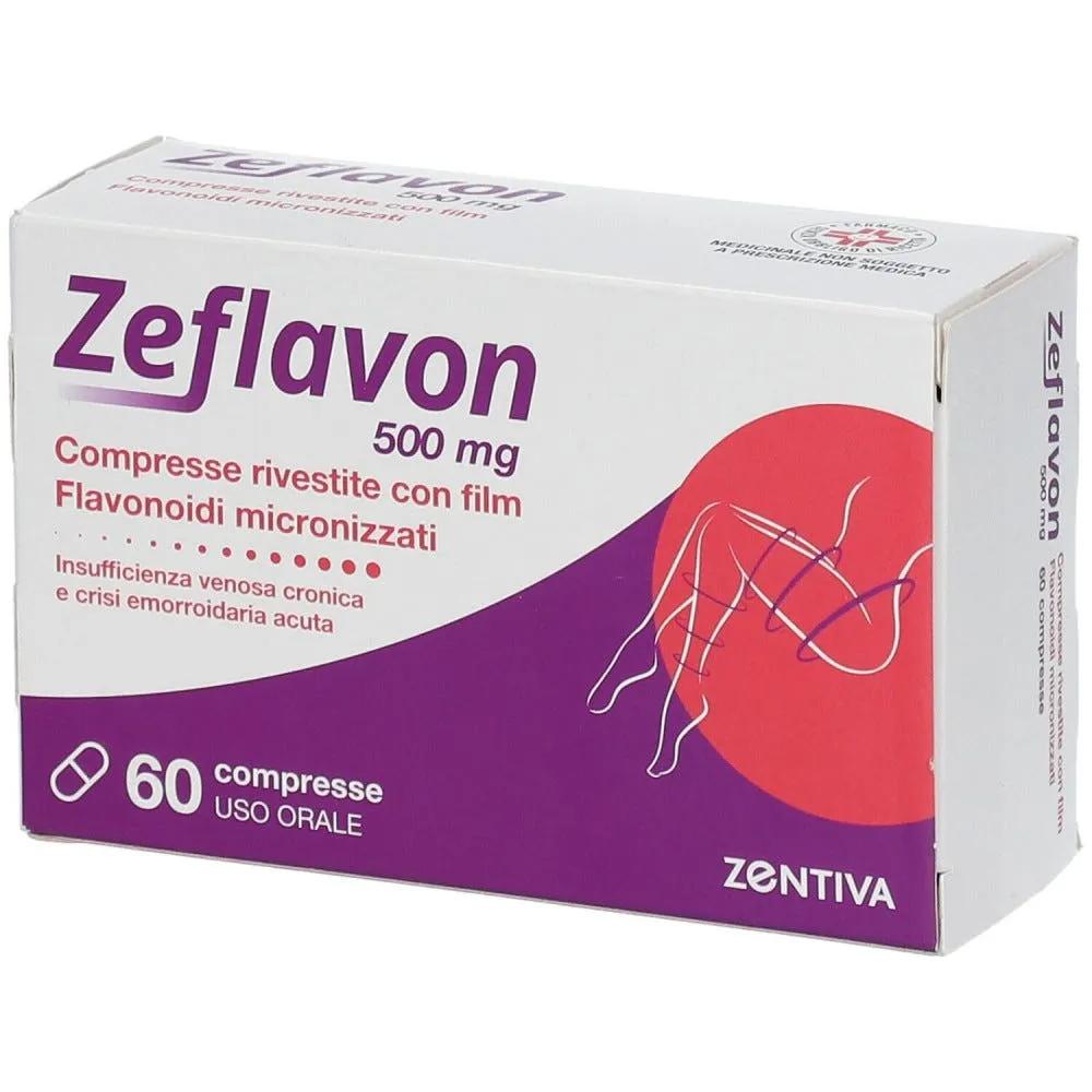 Zeflavon Compresse Rivestite per la Circolazione 60 Compresse 500 mg