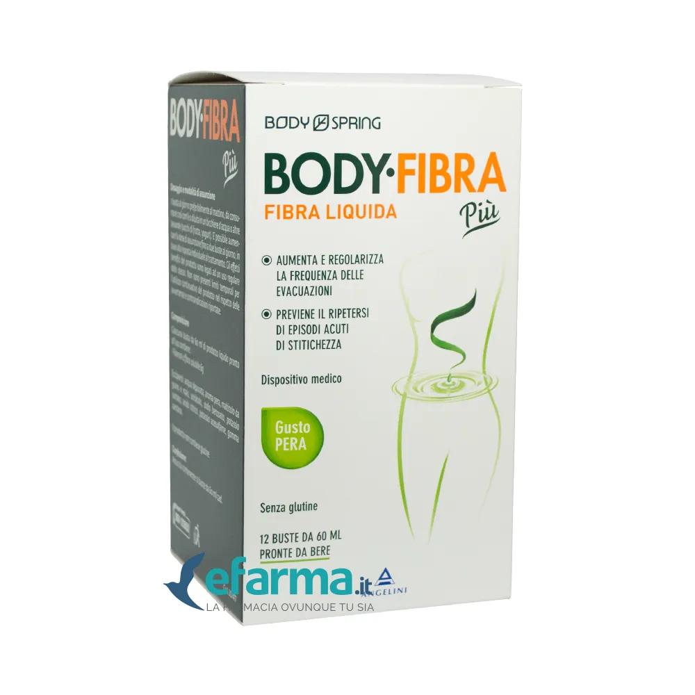 Body Spring BodyFibra Più Integratore Intestinale Gusto Pera 12 Bustine