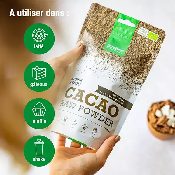 Purasana Cacao Organic Powder 200g
