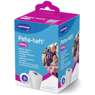 Hartmann Peha-Haft Easy Elastic Cohesive Bandage Without Scissors 8cmx4m