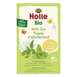 Holle Tisane d'Allaitement Anis Fenouil Cumin Mélisse Citronnelle Bio 30g