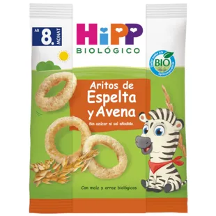 HiPP Spelled and Oat Rings +8m BIO 30 gr