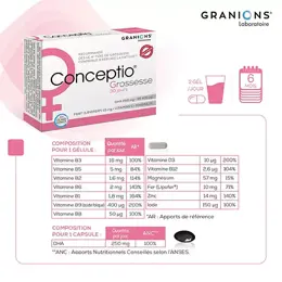 Granions Conceptio Grossesse 30 capsules et 30 gélules