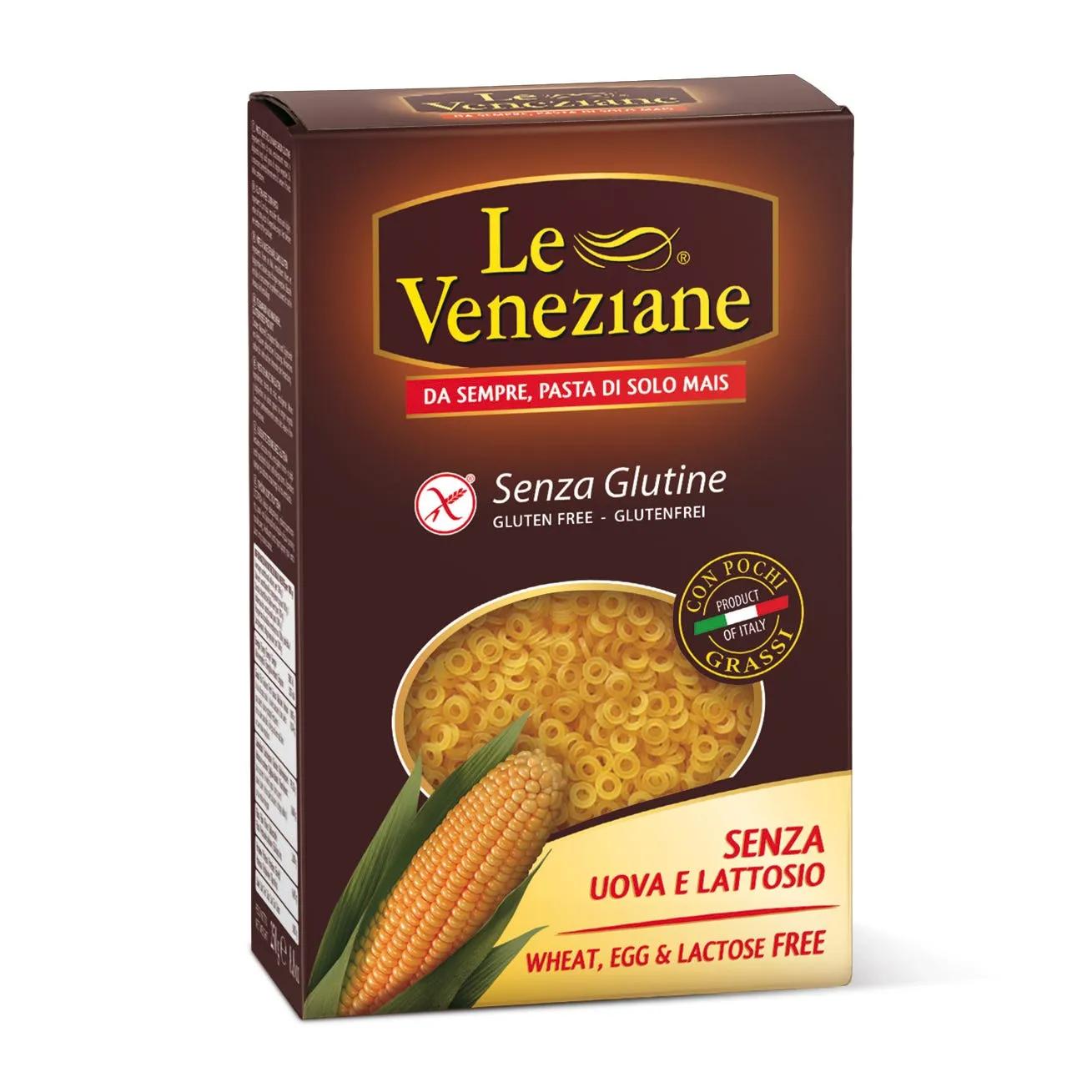 Le Veneziane Anellini Pastina di Mais Senza Glutine 250 g