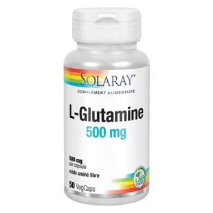 Solaray Glutammina L 500mg 50 capsule vegetali