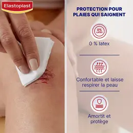 Elastoplast Premiers Secours Compresse Non-Tissée Douce 10 unités