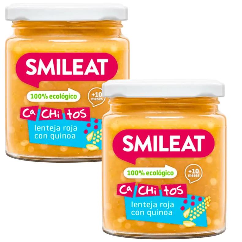 Smileat Jar CA-CHI-TOS Lentilles rouges au quinoa +10m 2x230 gr