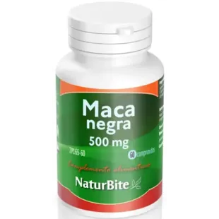 NaturBite Black Maca 500mg 60 Tablets