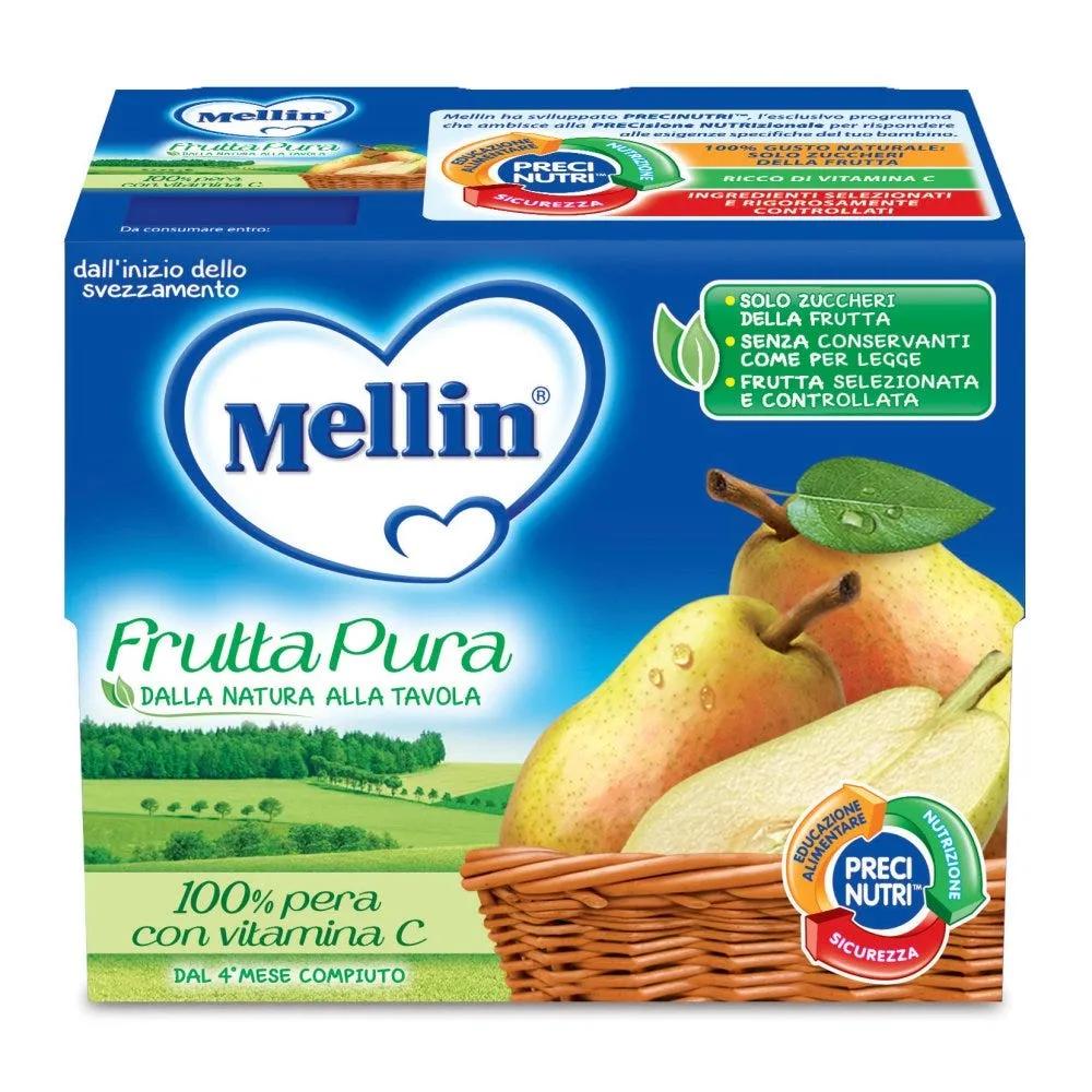 Mellin Frutta Pura Pera 4x100 g