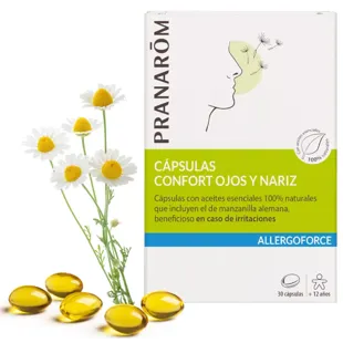 Pranarom Comfort Eyes and Nose 30 Capsules