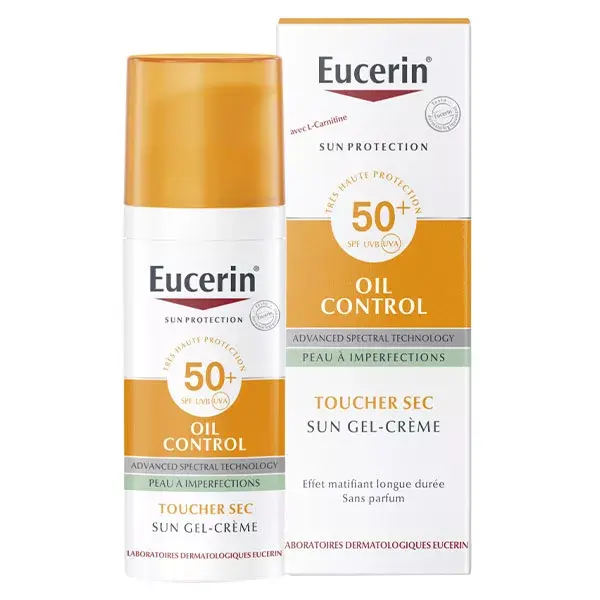 Eucerin Sun Protection Oil Control Gel Crème Solaire SPF50+ 50ml