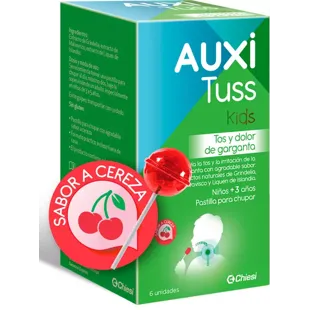 Chiesi AuxiTuss Toux et mal de gorge pour enfants 6 unités
