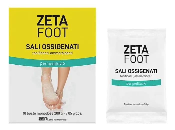 Zeta Foot Sali Ossigenati Pediluvio 10 Buste Monodose 200 g