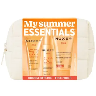 Nuxe Sun Coffret summer melting cream SPF50 30ml shampoo 50ml After Sun 50ml