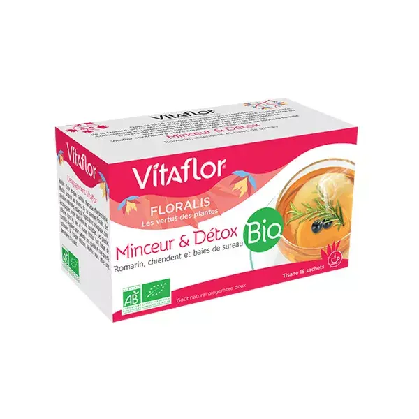 Vitaflor Bio Tisane Minceur Détox 18 sachets