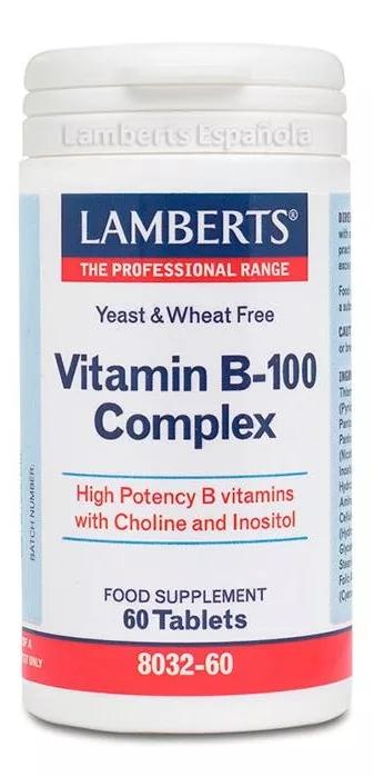 Lamberts Complejo de Vitaminas B-100 60 Comprimidos