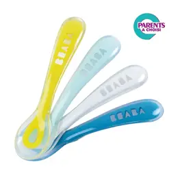 Béaba Cuillère 2ème Age Soft Silicone 4 unités