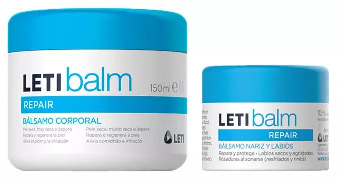 Leti Letibalm Nose and Lip Balm 10 ml + Body Repair 150 ml