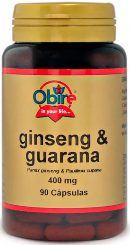 Obire Ginseng and Guarana 400 mg 90 Capsules