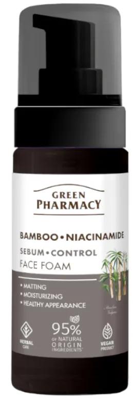 Mousse visage au bambou et à la niacinamide de Green Pharmacy 150 ml