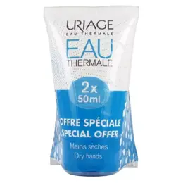 Uriage Eau Thermale Crème d'Eau Mains Lot de 2 x 50ml