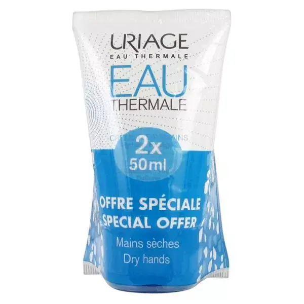 Uriage Thermal Water Hand Cream 2 x 50ml