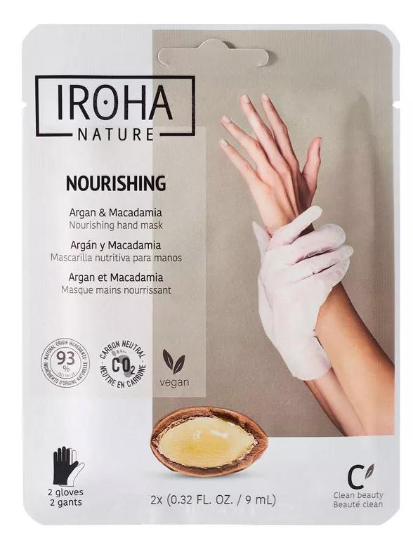 Iroha Nature Gants Traitement Mains et Ongles 1 utilisation