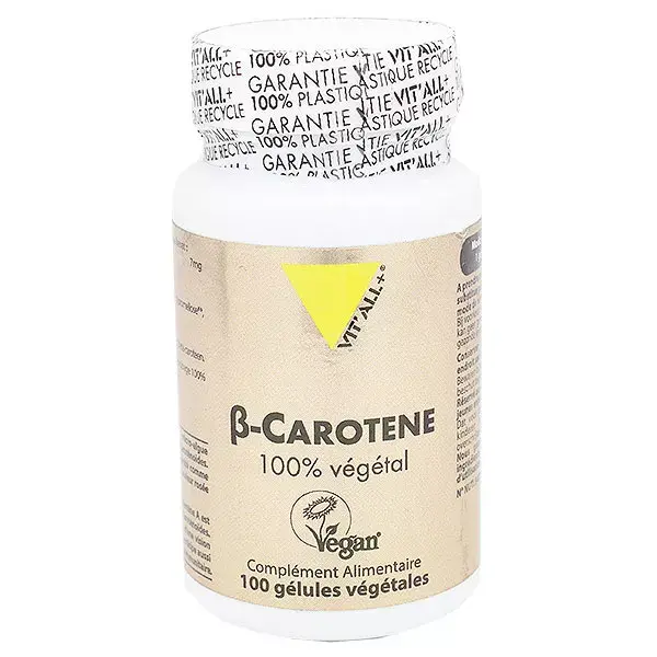 Vit'all+ Bêta-Carotène 100 gélules végétales